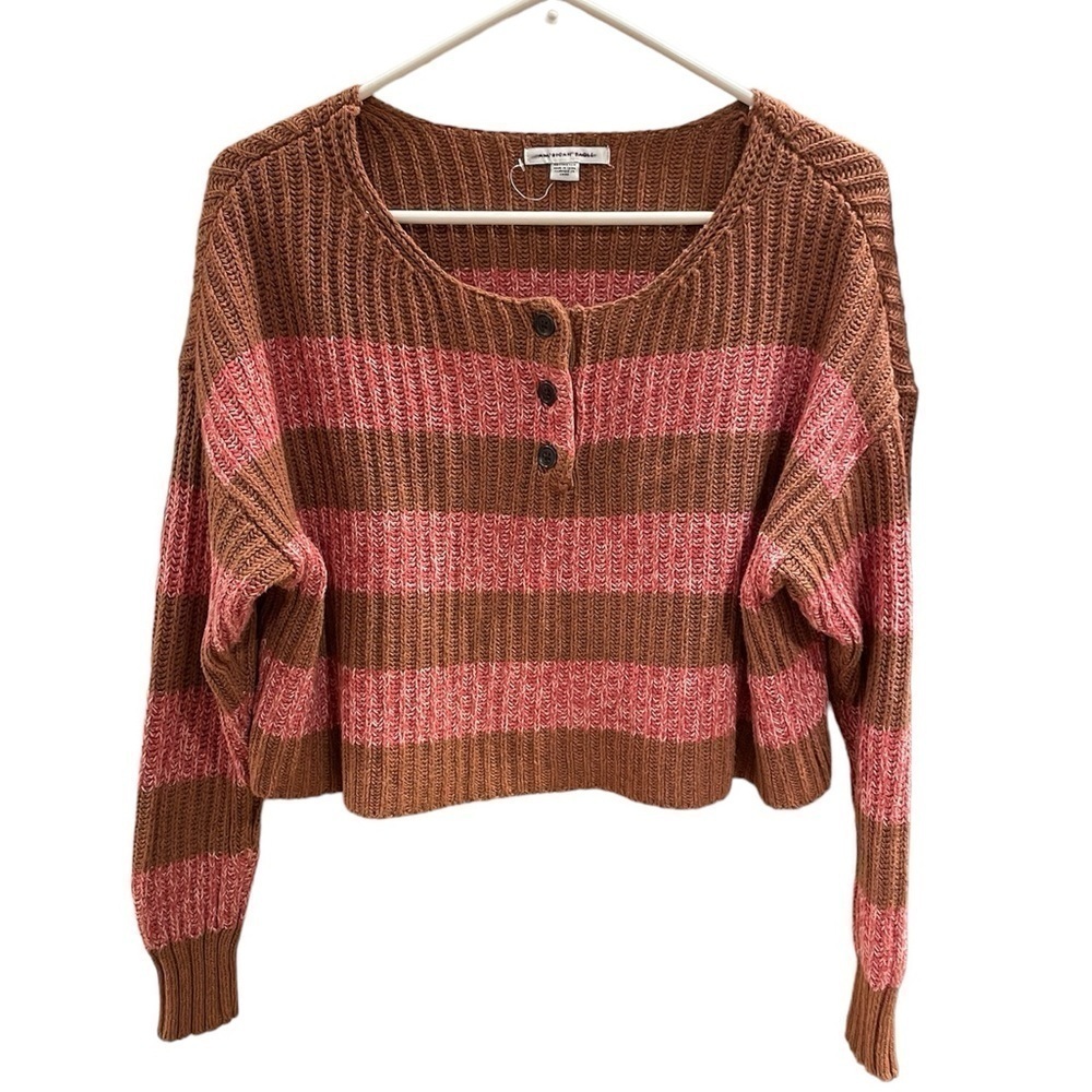 American Eagle Crop Knit Sweater